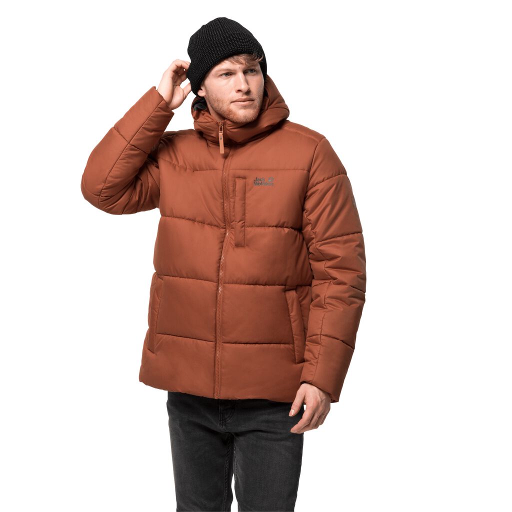 Jack Wolfskin KYOTO Férfi Szigetelt Kabát Réz - OMKFLV-285